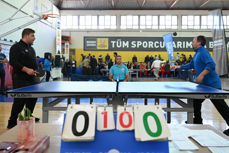 Konya'da 10 Ekim'e özel masa tenisi turnuvası 1