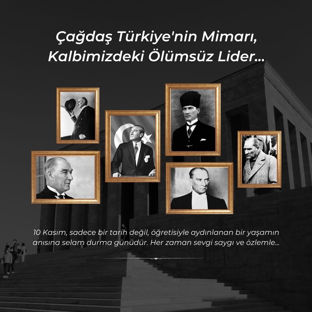 10 Kasım Atatürk'ü anma günü mesajları, resimli mesajlar 3
