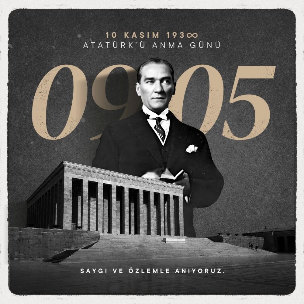 10 Kasım Atatürk'ü anma günü mesajları, resimli mesajlar 1