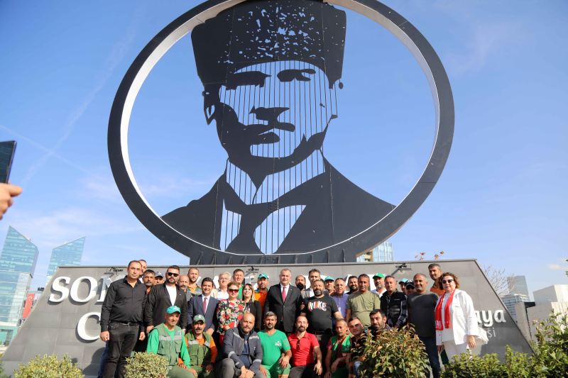 Çankaya Belediyesi'nden 10 metrelik Atatürk anıtı 2