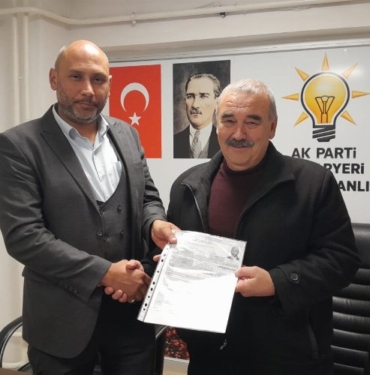 Bilecik Pazaryeri'nde AK Parti’den ilk aday adaylığı başvurusu Karakaş'tan