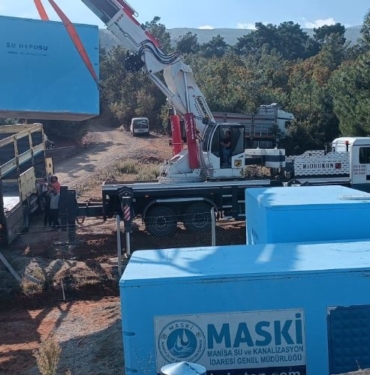 Manisa Salihli'ye yeni içme suyu deposu