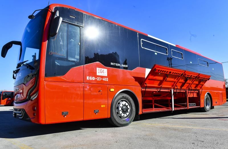 EGO’nun bagaj tasarımlı otobüsleri Esenboğa seferlerine başladı