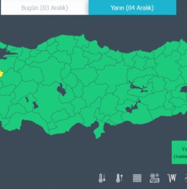 Yeni haftada Marmara'nın batısına 'sarı' uyarı 15
