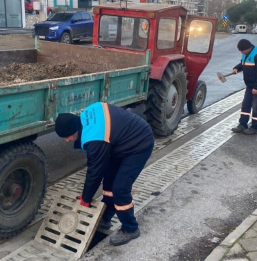 Manisa Salihli’de taşkın önlemleri sürüyor