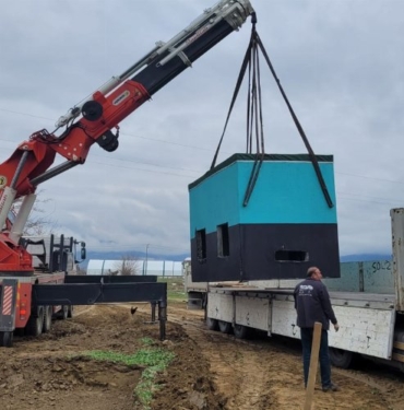 Manisa Sarıgöl'e yeni prefabrik depolar