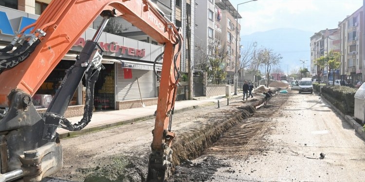 Manisa Şehzadeler'de altyapı çalışmaları sürüyor