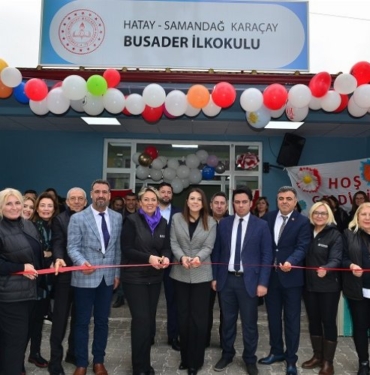 Bu kez iyilik kazandı: BUSADER ilkokulu açıldı
