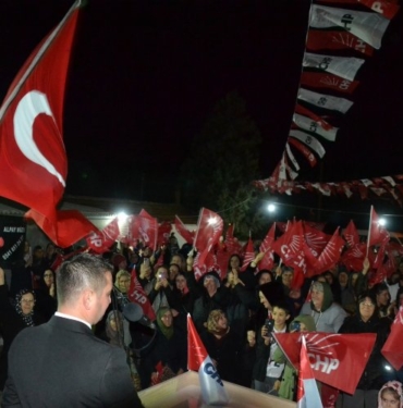 CHP Yenimuhacir Seçim Bürosu coşkulu kalabalıkla açıldı 92