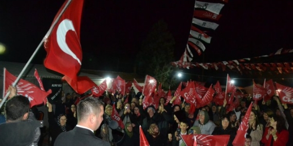 CHP Yenimuhacir Seçim Bürosu coşkulu kalabalıkla açıldı 35