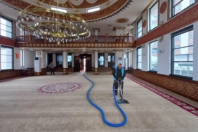 Rize'de Ramazan ayı öncesi camilerde temizlik 5