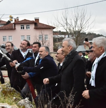 Bursa Keles’te tankerle su taşıma sona erdi