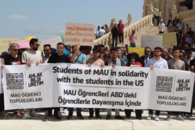 ABD’li öğrenci ve akademisyenlere Mardin’den destek geldi