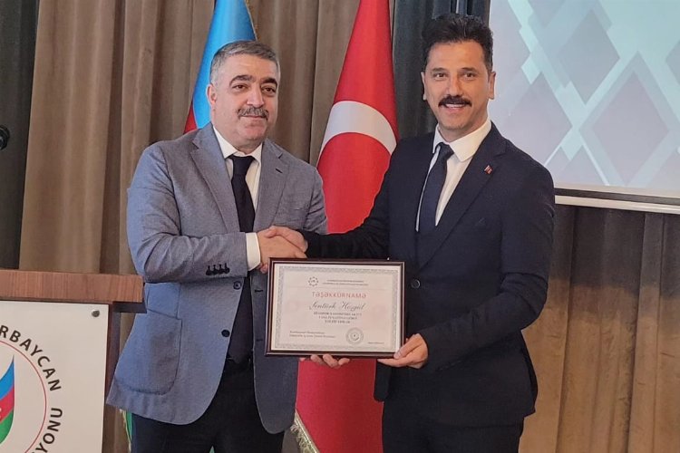 Azerbaycan Cumhuriyeti Diaspora Bakanlığı'ndan Başkan Hoşgül'e teşekkür