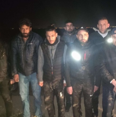 Edirne'de 7 düzensiz göçmen yakalandı