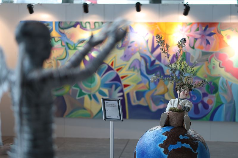 Bahçeşehir Koleji 6. Çocuk Sanat Bienali'nde Barış Teması İşlendi 1