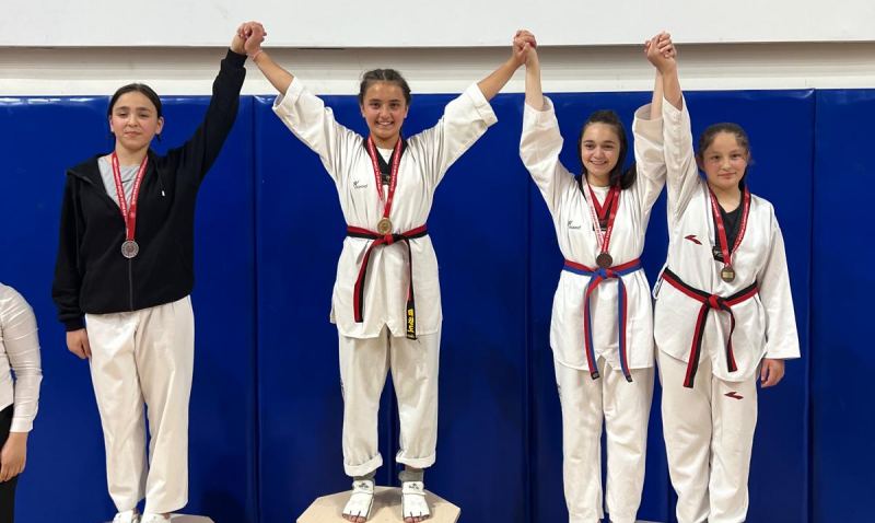 Elif Doğanbaz, Ortaokullar Arası Taekwondo İl Seçmelerinde Şampiyon Oldu 1