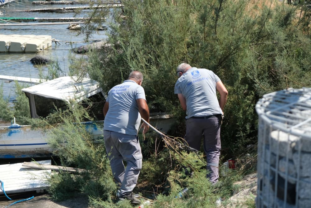 Bodrum Belediyesi'nden Gümbet'te Temizlik Seferberliği 1