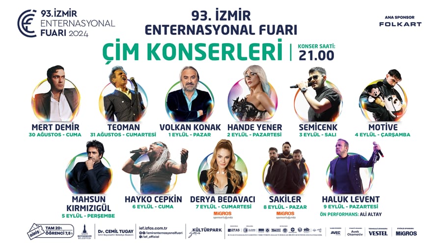 93. İzmir Enternasyonal Fuarı Konserleri 3