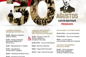 30 Ağustos Program