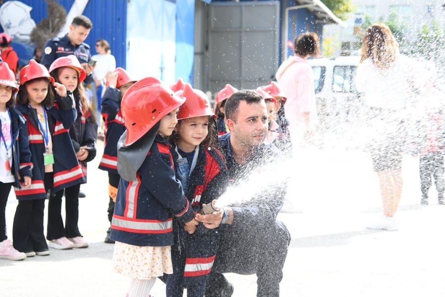 Samsun'un Minik Gönüllü İtfaiyecileri SABİTEM'de Yetişiyor 1