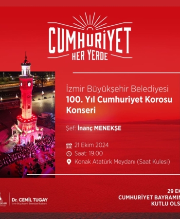 Cumhuriyet Bayramı’na özel 100. Yıl Cumhuriyet Korosu konseri