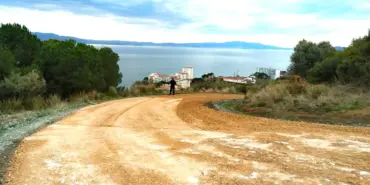 Gemlik'te arazi yolları açılıyor (1)