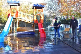 Gemlik'te çocuk parkları tertemiz (1)