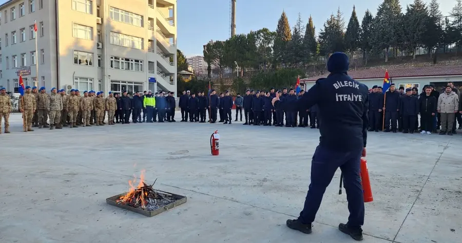 Bilecik’te Jandarma Personeline Yangınla Mücadele Eğitimi 1 Bilecik’te Jandarma Personeline Yangınla Mücadele Eğitimi 1