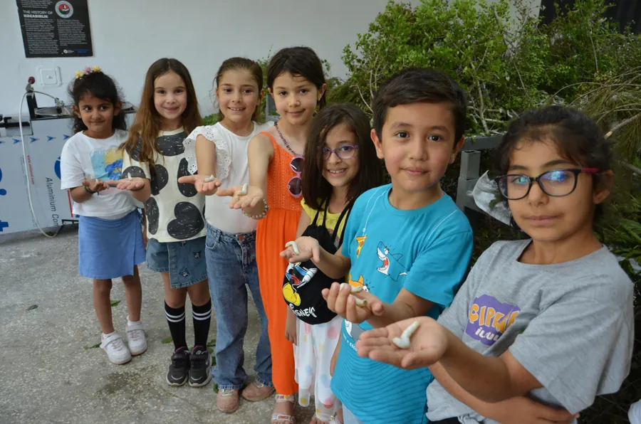 Antalyalı Çocuklar İpek Böceğiyle Tanışıyor 2