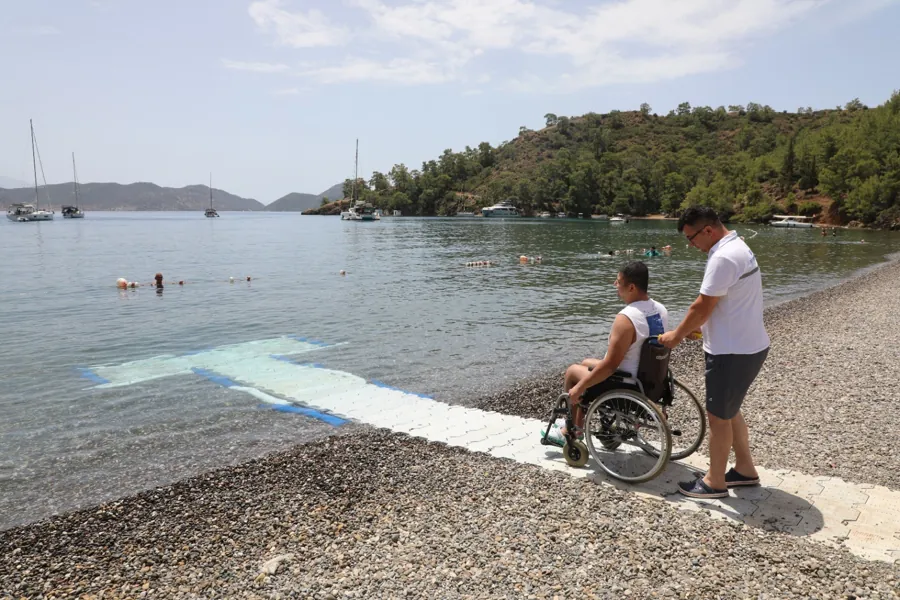 Muğla’da “Engelsiz Plajlar” Artıyor 1 Muğla’da “Engelsiz Plajlar” Artıyor 1