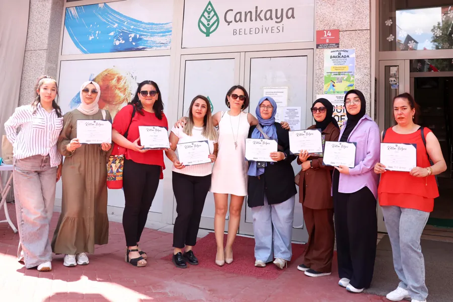 Çankaya Belediyesi’nden 180 Kursiyere Mesleki Eğitim Belgesi 1