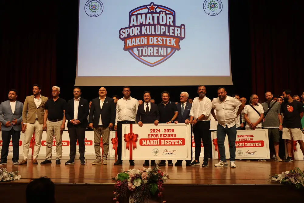 Muğla Büyükşehir'den Amatör Spor Kulüplerine 25 Milyon 400 Bin TL Nakdi Destek 1 Muğla Büyükşehir'den Amatör Spor Kulüplerine 25 Milyon 400 Bin TL Nakdi Destek 1