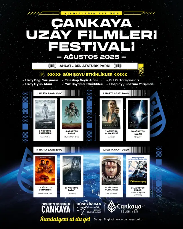 Çankaya'da Uzay Filmleri Festivali Başlıyor 1
