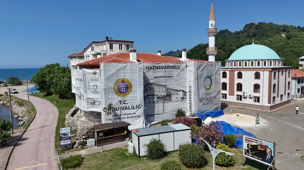 Ordu'daki Tarihi Konağın Restorasyonu Devam Ediyor 1 Ordu'daki Tarihi Konağın Restorasyonu Devam Ediyor 1