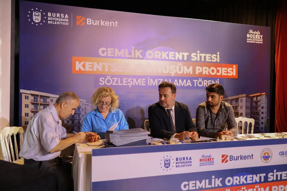 Gemlik’te Orkent Sitesi İçin İmzalar Atıldı 1 Gemlik’te Orkent Sitesi İçin İmzalar Atıldı 1