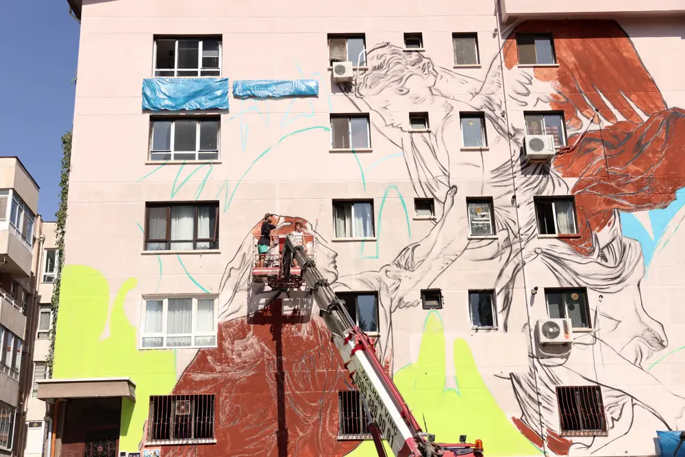 Çankaya’da Mural Festivali Başladı 1 Çankaya’da Mural Festivali Başladı 1