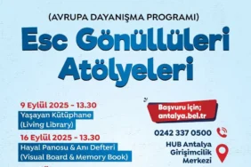 ESC Gönüllüleri Atölyeleri ’ne başvurular başladı