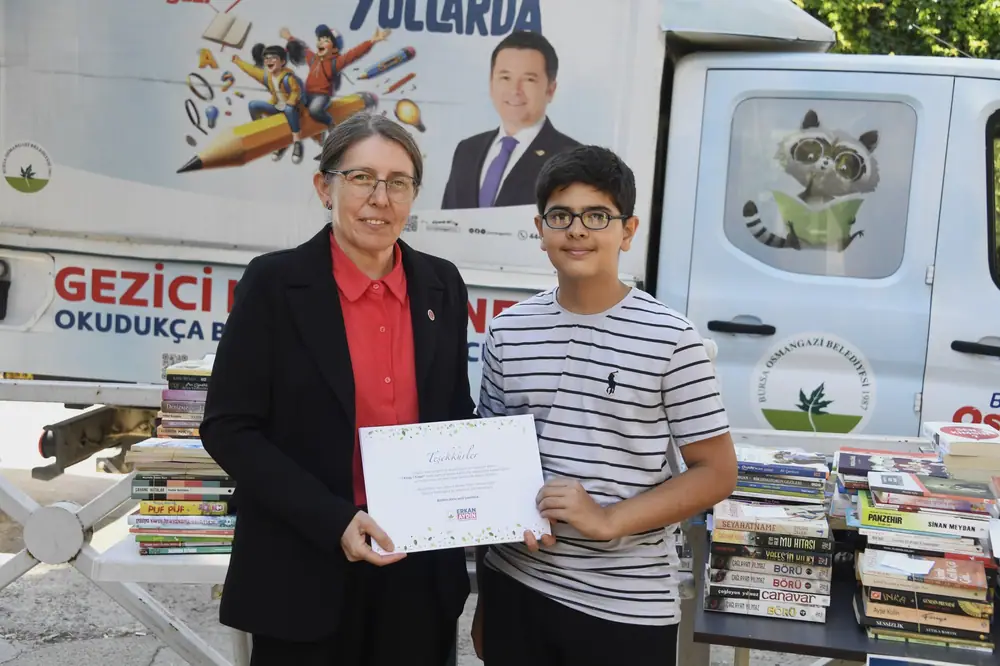 Osmangazi'de Kitap Bağışları Fidana Dönüşüyor 1