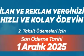 İlan ve Reklam Vergisi’nde Son Ödeme 1 Aralık (1)