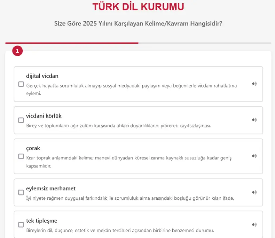 TDK, 2025 Yılının Kelimesini Belirlemek İçin Halk Oylaması Başlattı 1