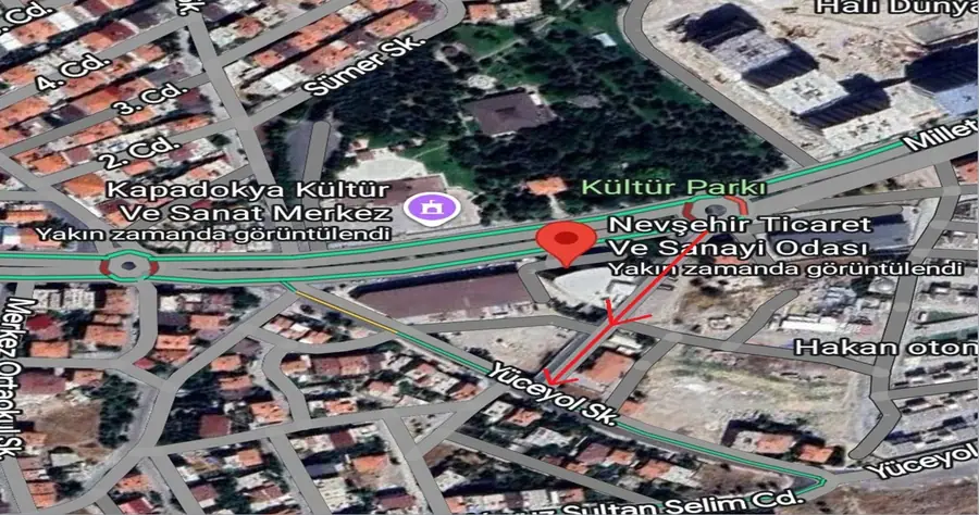 Nevşehir'de Bir Sokak Tek Yön Yapıldı 1