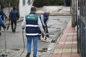 Büyükşehir ve MASKİ Ekipleri Yağışa Karşı Sahada (13)