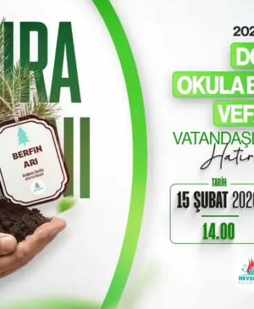Nevşehir'de Hatıra Ormanı Oluşturulacak 9 NEV BEL HATIRA ORMANI 1