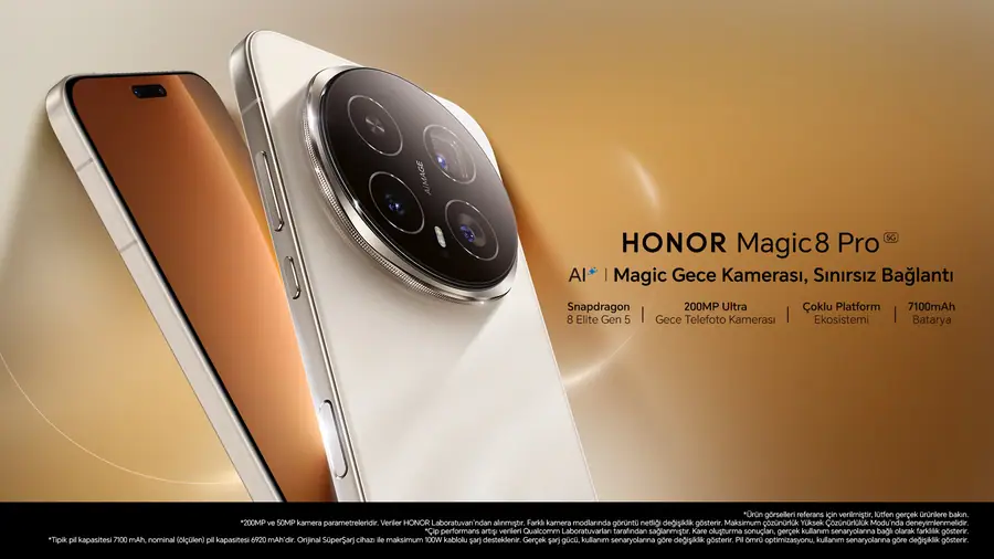 HONOR Magic8 Pro Türkiye'de Satışa Sunuldu 1