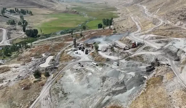 Iğdır Ünlendi Barajı'nda Su Tutuldu 1 ığdır