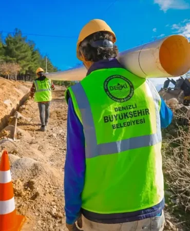 DESKİ, Çal'ın Denizler Mahallesinde Asbestli Boruları Yeniliyor 8 çal denizler 2