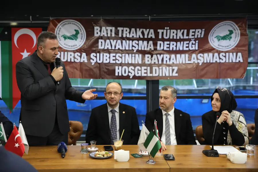 Bursa'da Batı Trakya Türkleri Bayramlaşma Töreninde Bir Araya Geldi 1