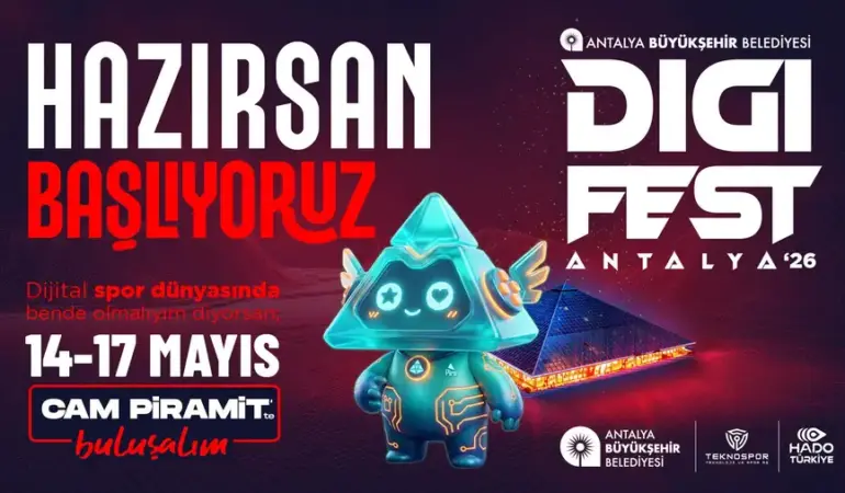 Antalya'da Dijital Spor Festivali: DIGIFEST 14 Mayıs'ta Başlıyor 6 DIGIFEST Antalya 2026 başlıyor
