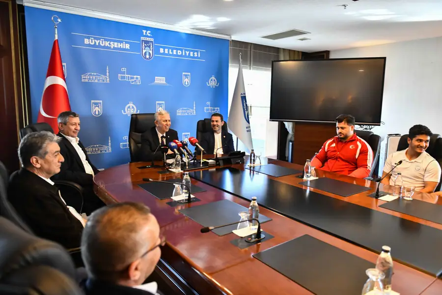ASKİ Spor'un Avrupa Şampiyonları Yavaş'ı Ziyaret Etti - spor news from Ufuk Gazetesi